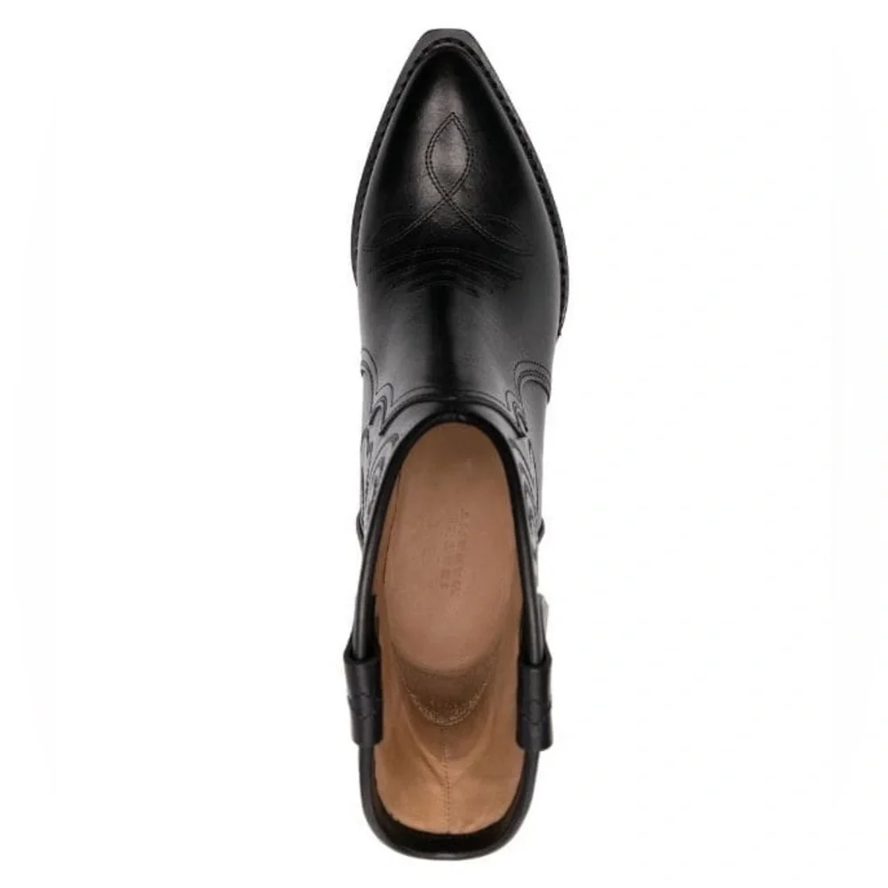 ISABEL MARANT Darizo Mid-Heel Ankle Boots Size 41 - Picture 8 of 16